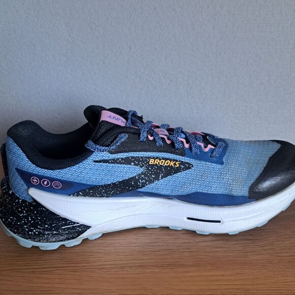 Brooks Skyvault Catamount 2 Trail Running Shoes Womens 10 Blue Hiking Walking - Picture 7 of 11